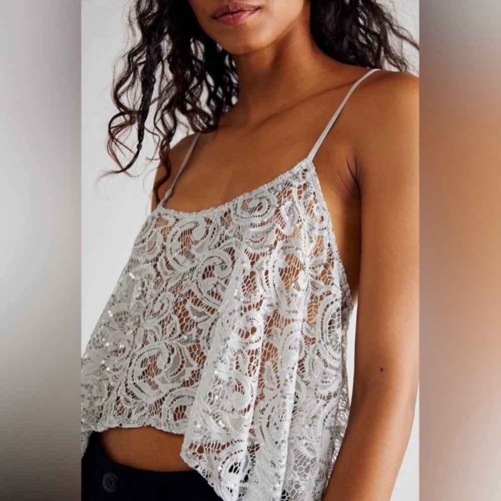 Free People Intimately Best Idea Cami in Silver